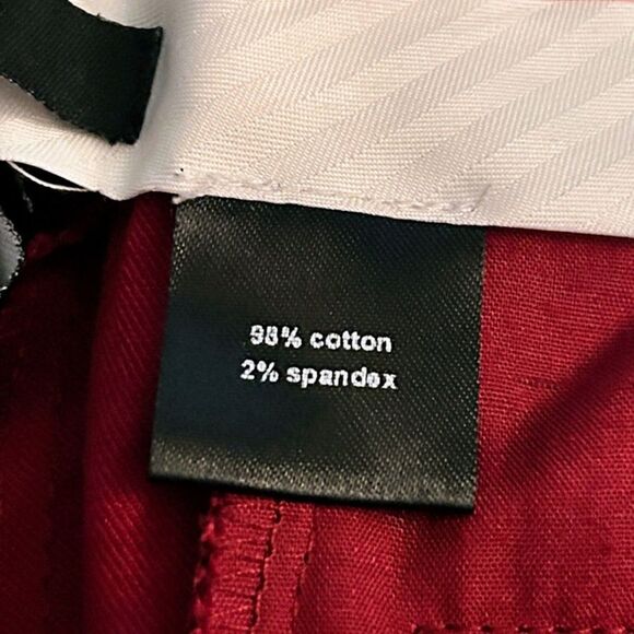 The Limited Drew Fit Red Pants Size 8 Cotton Blend - Picture 5 of 8